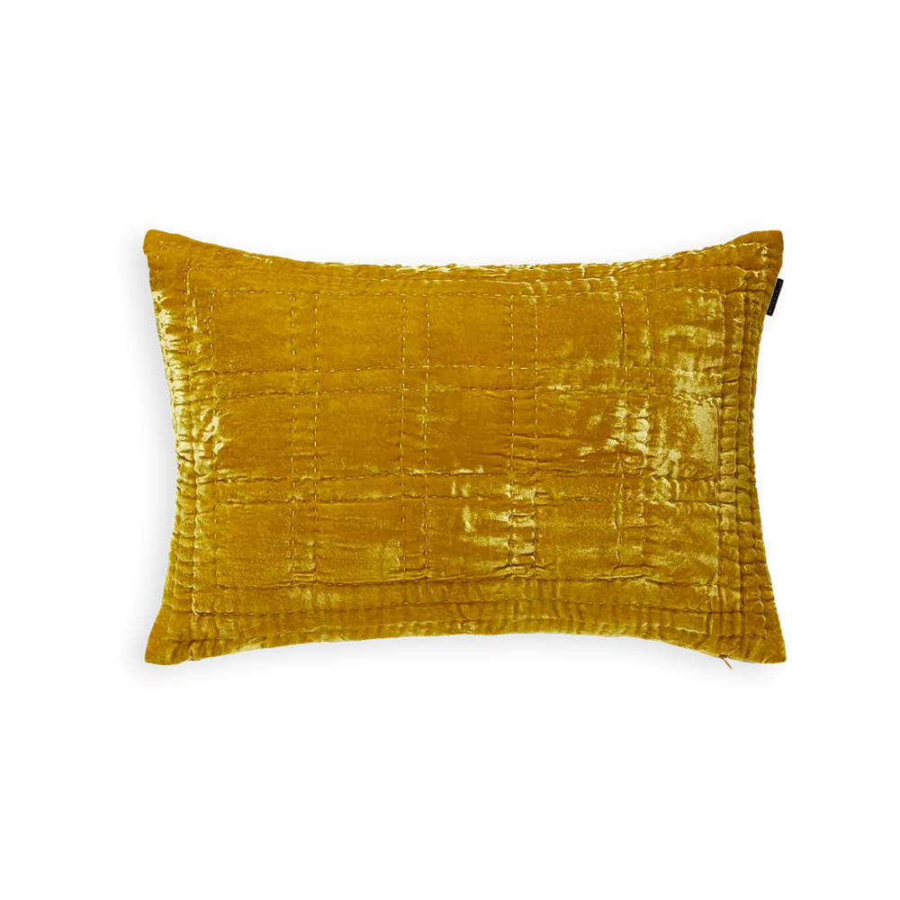 Housse de coussin House of Rituals Collection Saigon, en velours de soie viscose, 60 x 40 cm