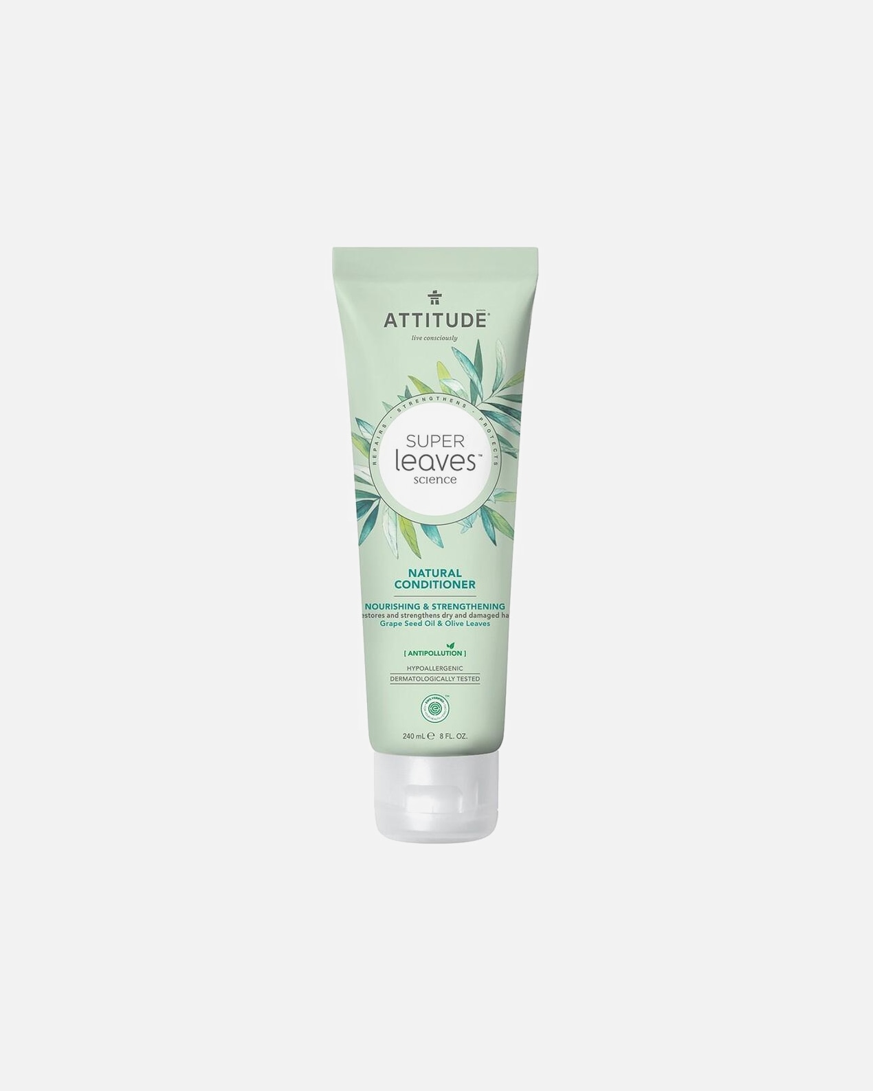 Attitude Conditioner Super Leaves Science Nourishing & Strengthening Conditioner -hoitoaine - 240 ml