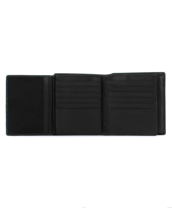 Esquire herenportemonnee van zwart leer - Harry RFID-portemonnee, hoog model L 45647