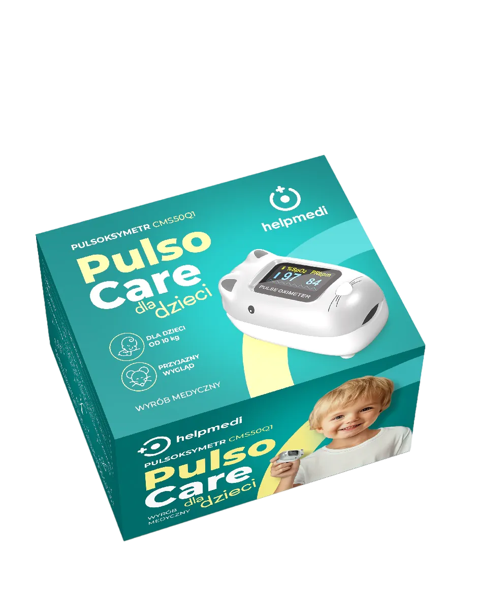Pulsoksymetr Helpmedi PulsoCare CMS50Q1 Myszka