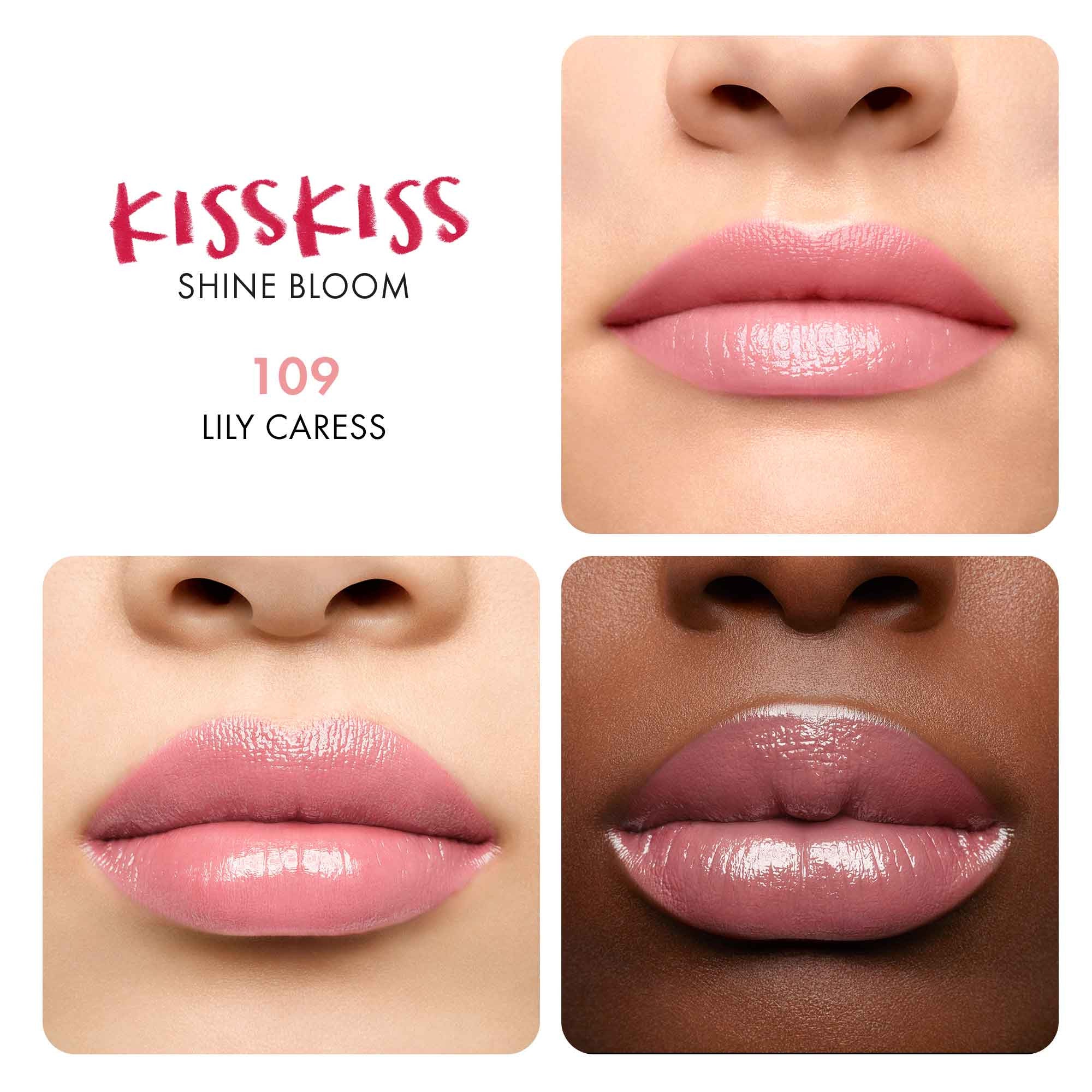 Labbra KissKiss Shine Bloom - Rossetto brillante, Rossetto