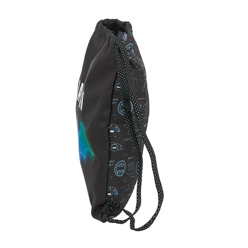  Safta Saco Plano Grande De Batman Bat-tech, 350x400 mm, néger