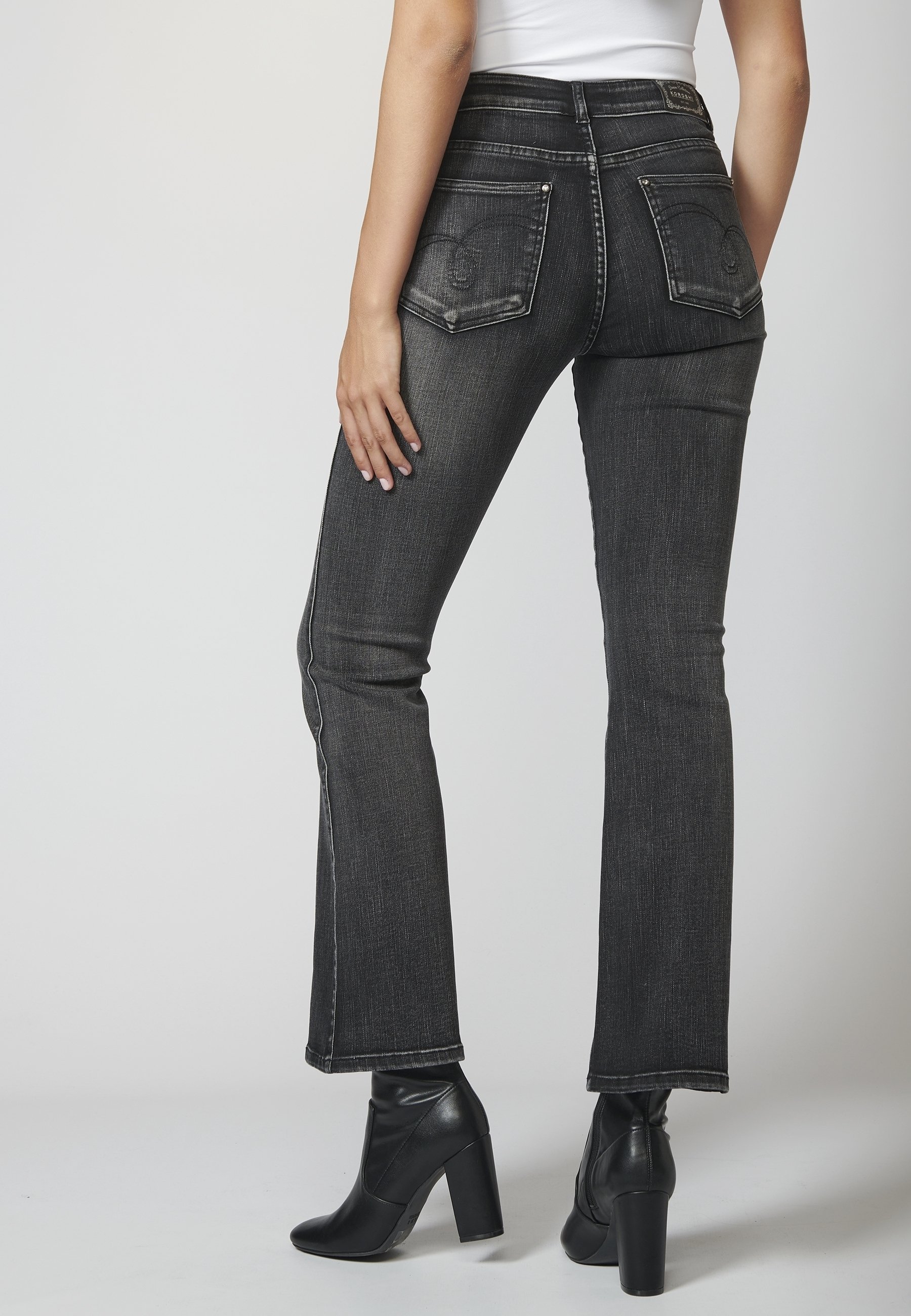 Koroshi Bootcut jeans - grijze denim