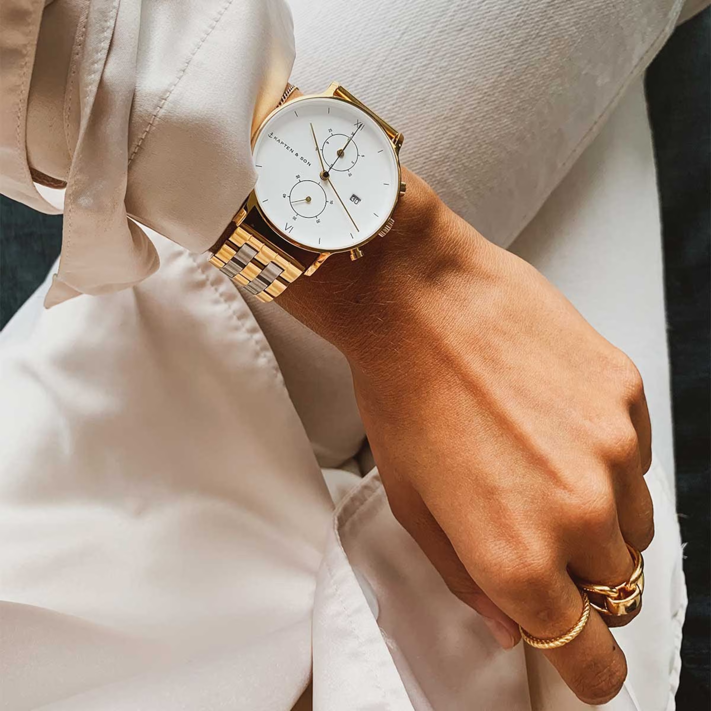 Chrono Gold Bicolore Acier
