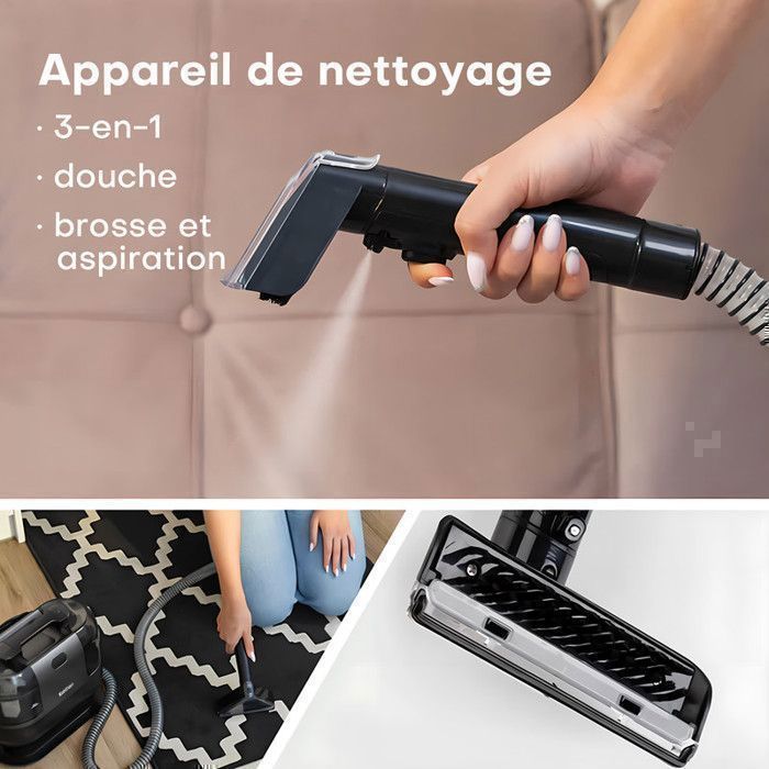 Sofa Cleaner - KOTICIDSIN - 500W Shampooer - 16Kpa - 78dB - 6.5kg