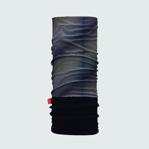  Tour de cou en polaire Polarwind Black Waves