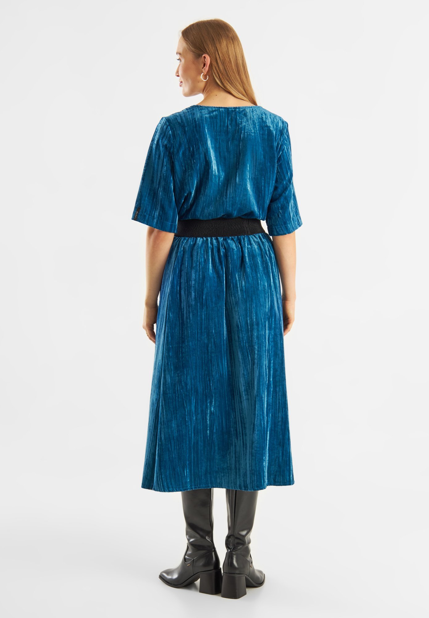 Jascha Stockholm RHYM - A-lijn rok - oceaanblauw