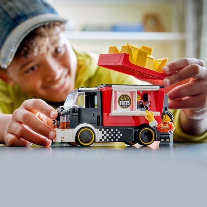 LEGO City 60488 French Fries Food Truck - Building Toy for Ages 5+ - Gift Idea