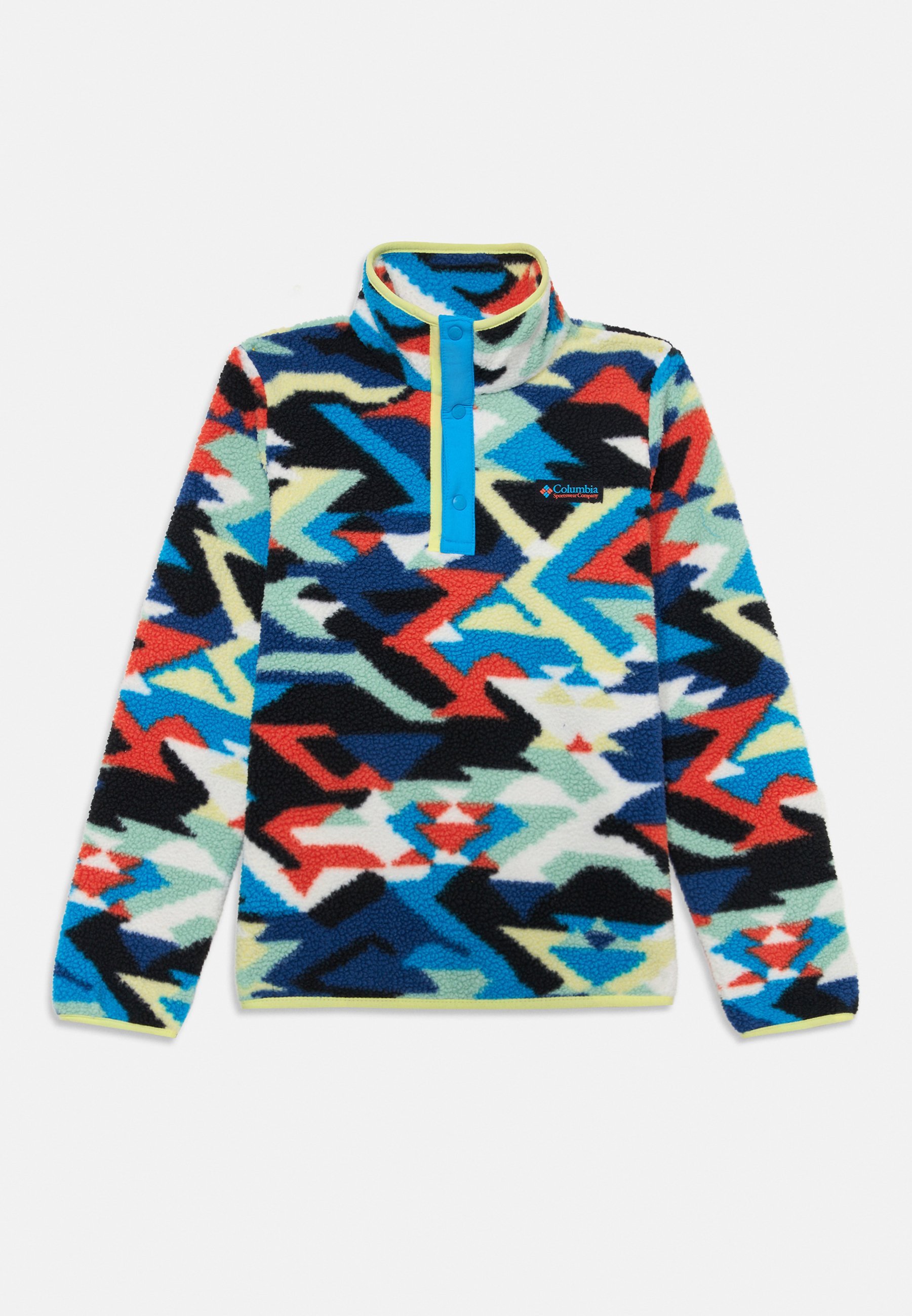 Columbia HELVETIA PRINTED HALF SNAP - Fleece trui - kompasblauw