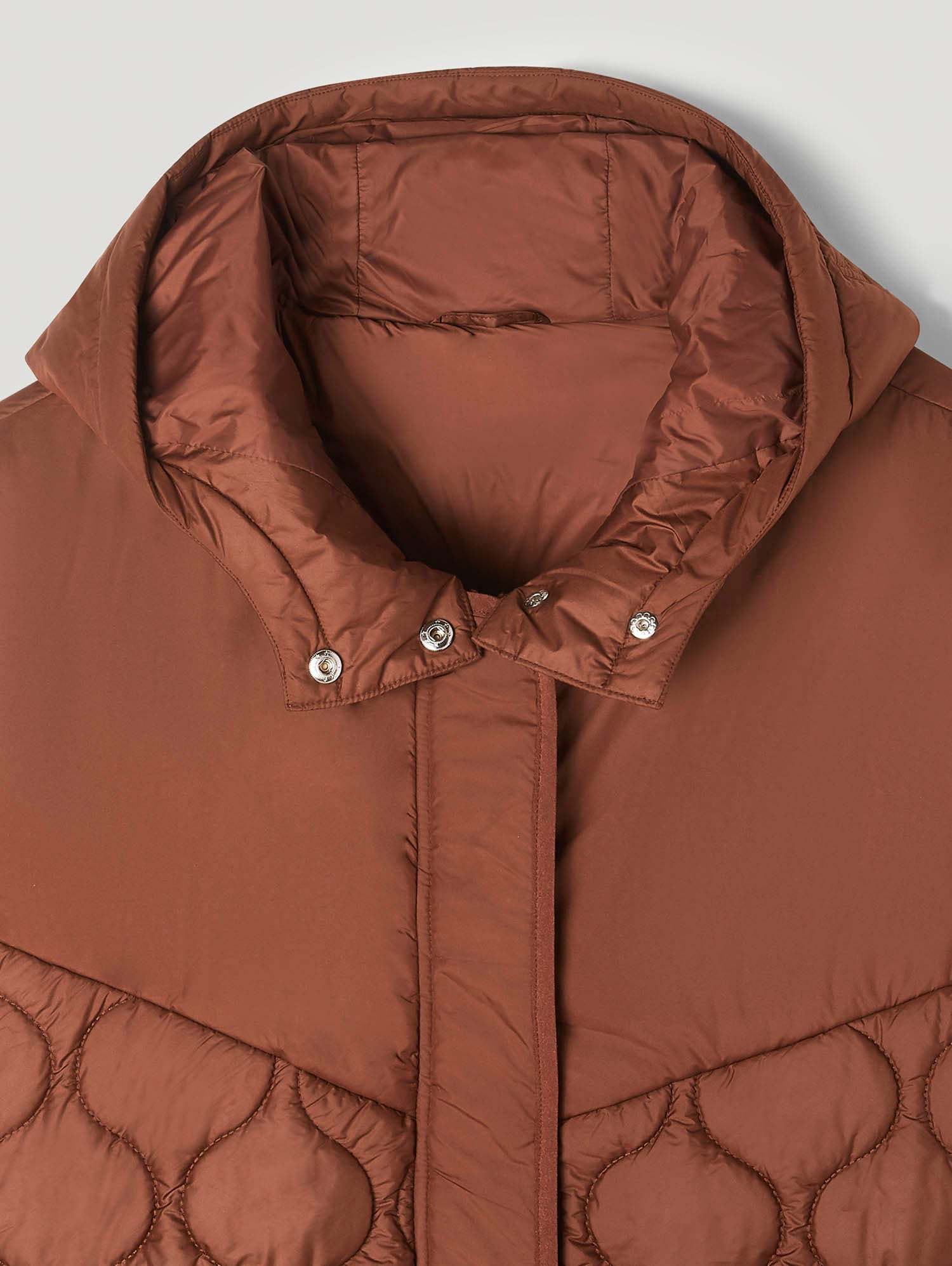 ALPES PUFFER JACKET CHOCOLATE