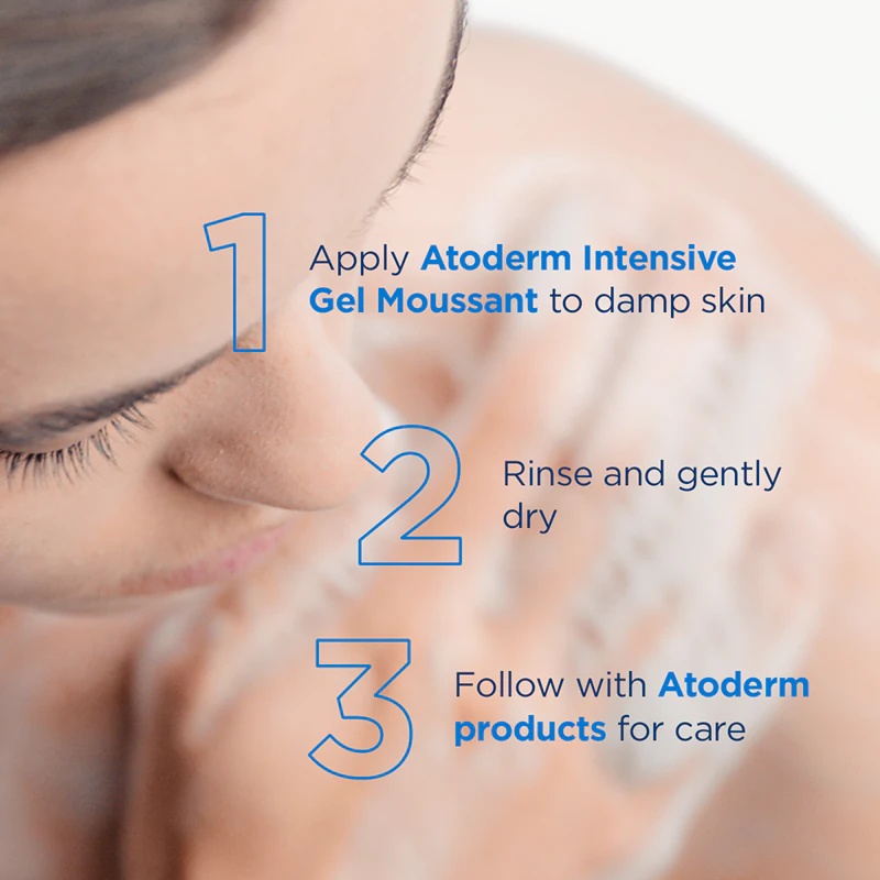 Bioderma Atoderm Intensive Gel Moussant, penasti hranilni gel za suho in atopično kožo.