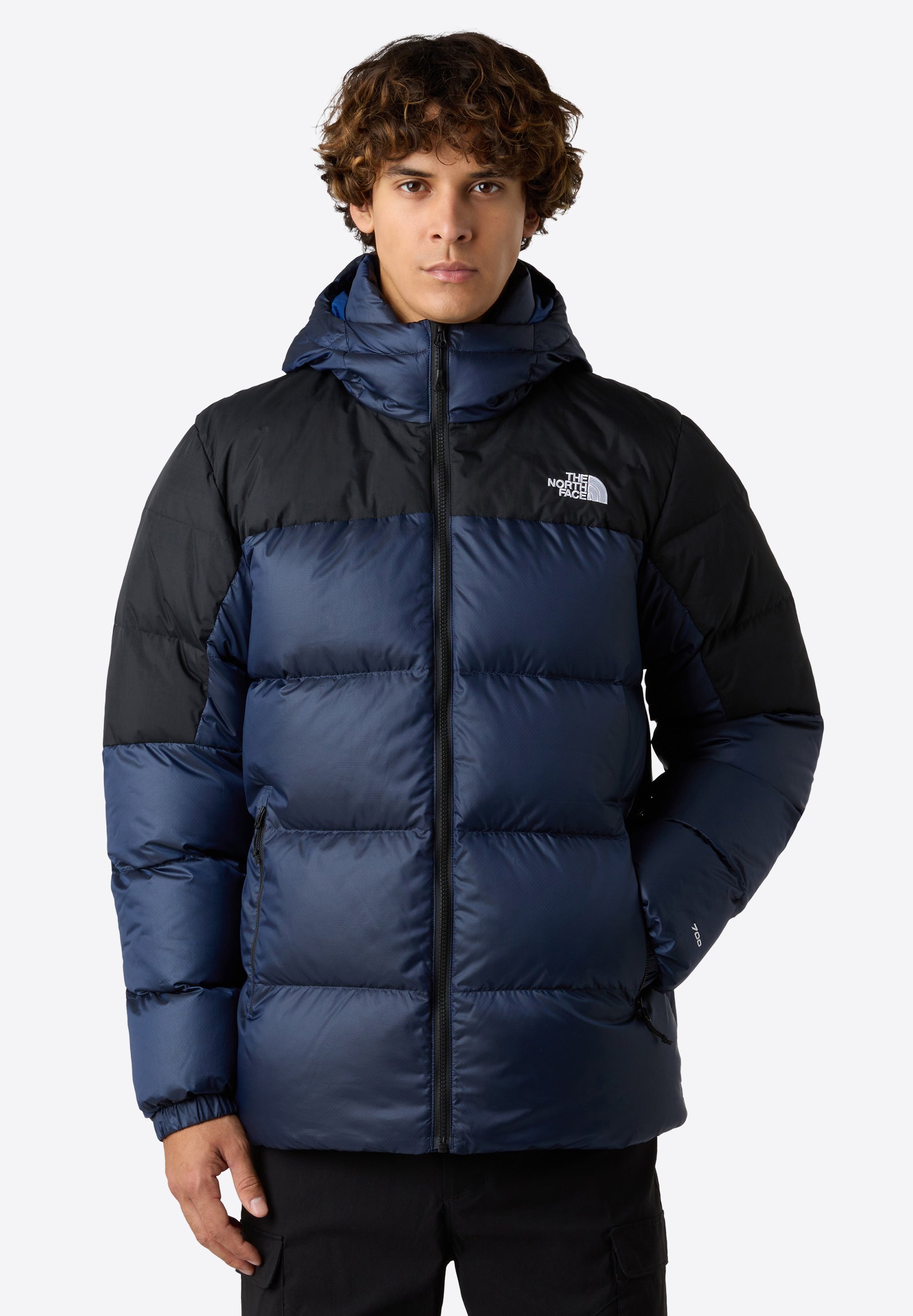 Felpa con cappuccio The North Face DIABLO - Giacca imbottita - estate blue/black heath tnf blue/black