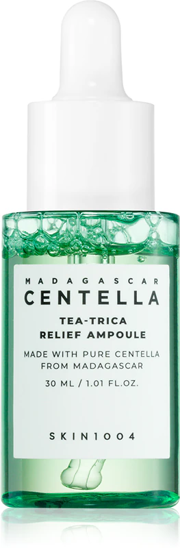 SKIN1004 Madagaskar Centella Tea-Trica Relief Ampulle – beruhigendes Gesichtsserum für Problemhaut