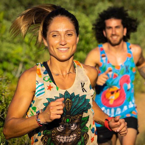 Μπλούζα τρεξίματος Kamuabu Aloha Sandbeach 90g Tirantes
