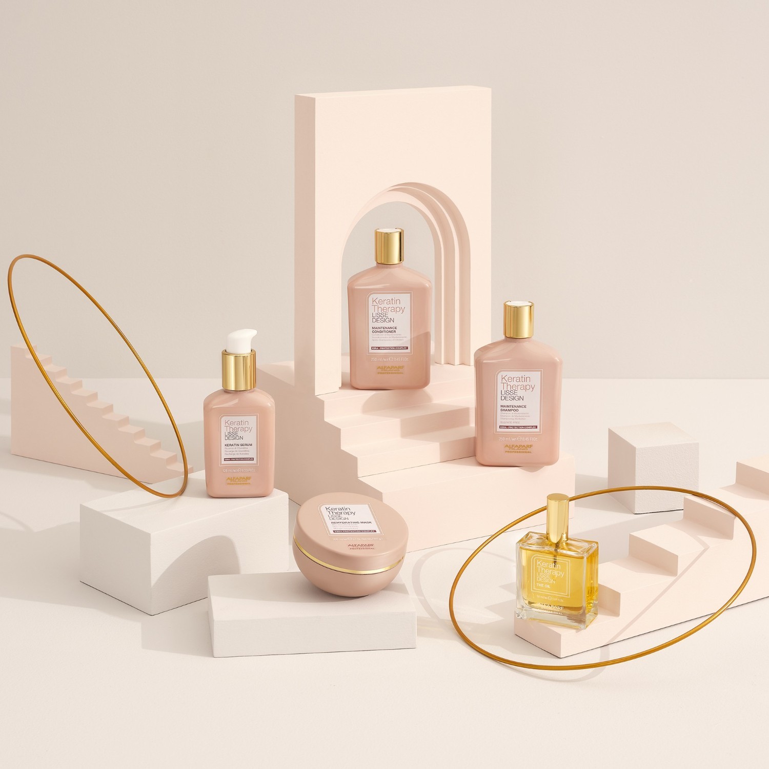 ALFAPARF MILANO vlasové sérum s keratínovou terapiou Lisse Design - 125 ml