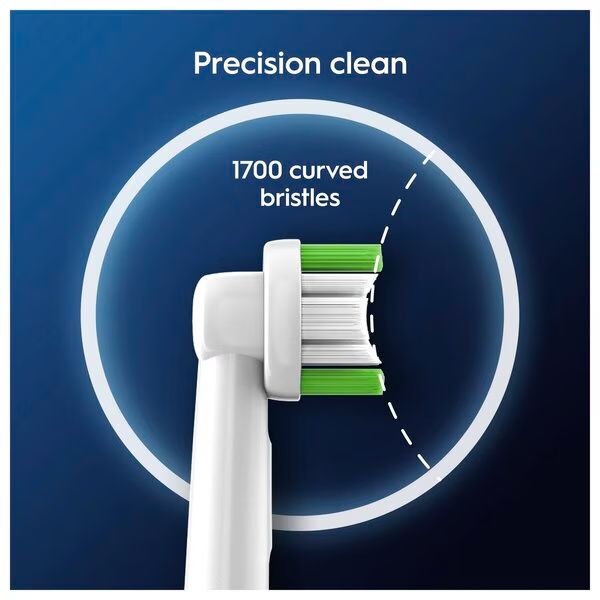 Oral-B Pro Precision Clean četkice za zube, bijele, 4 komada
