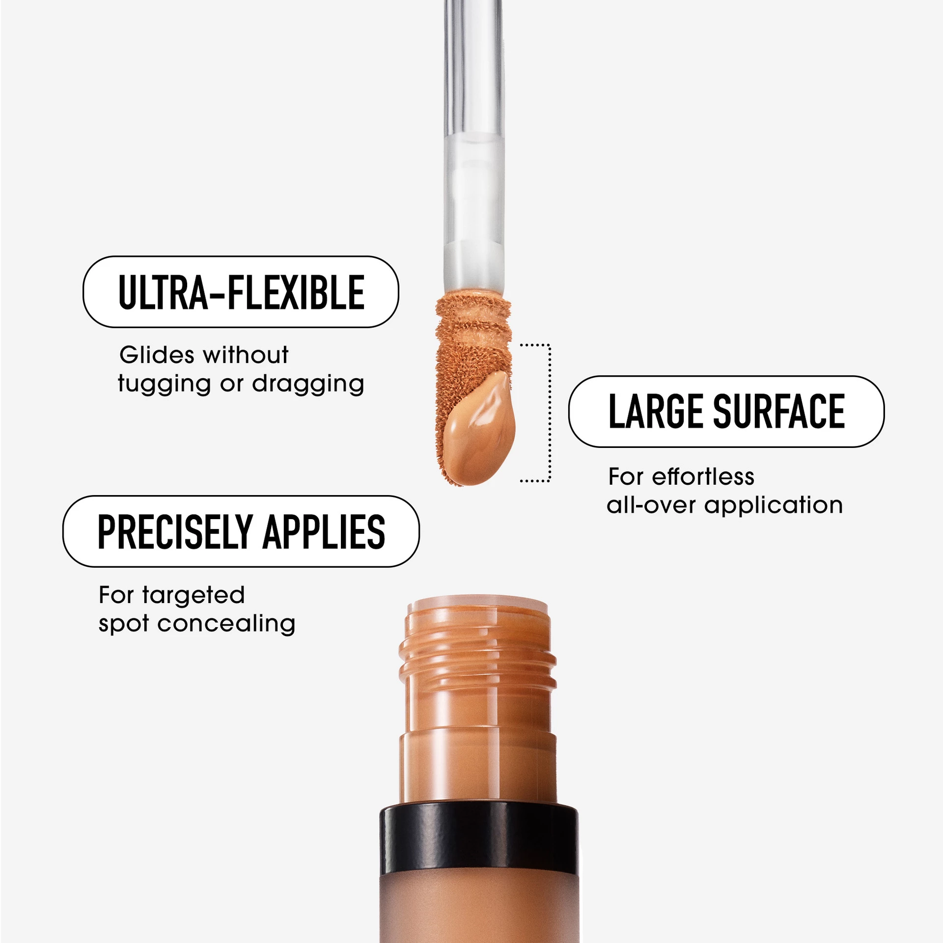 Corector mat Barepro 16HR Wear, perfect pentru ten, nuanță deschisă 255 Neutru - bareMinerals