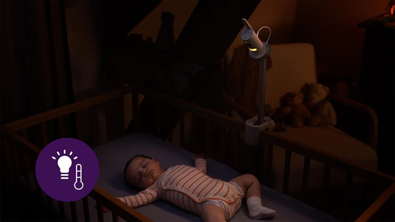 Philips Avent Premium Connected SCD971/26 viedais bērnu monitors ar kameru
