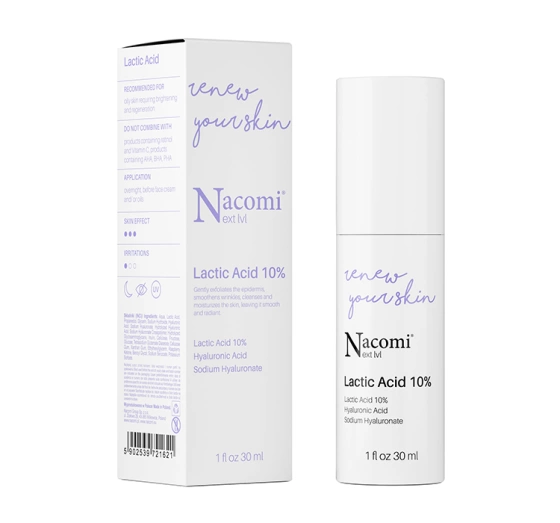 Nacomi Next Level serum do twarzy kwas mlekowy 10% 30 ml