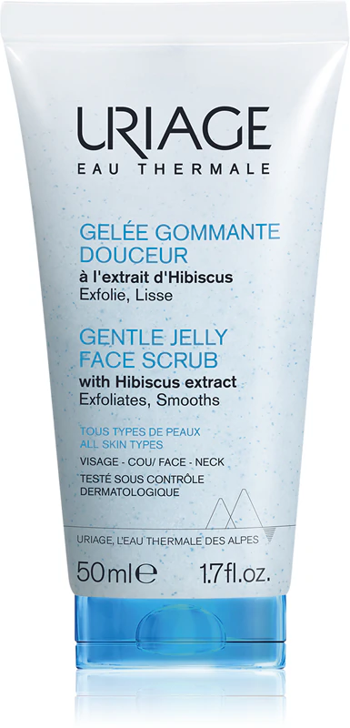 Esfoliante facial suave em gel Uriage