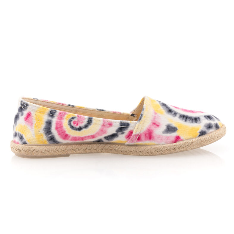 Alpargatas multicolores para mujer con suela de cuerda.