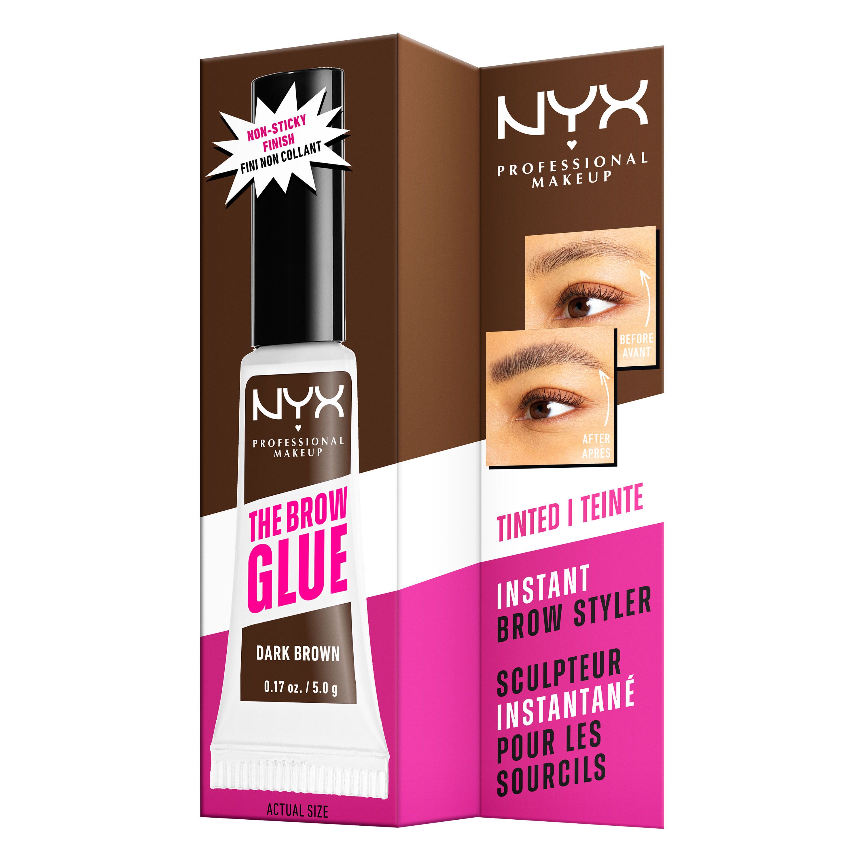 Fixačný gél na obočie The Brow Glue Produkty a ceruzky na líčenie obočia