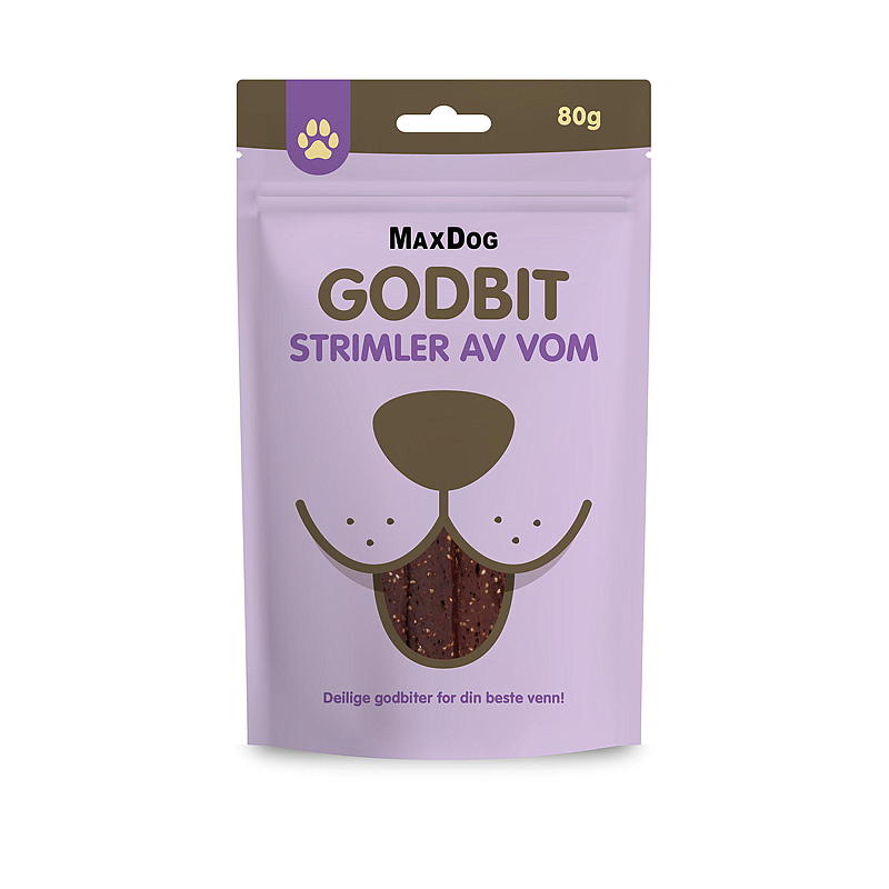 MaxDog Hundesnacks 80 g, vomstrimler MaxDog