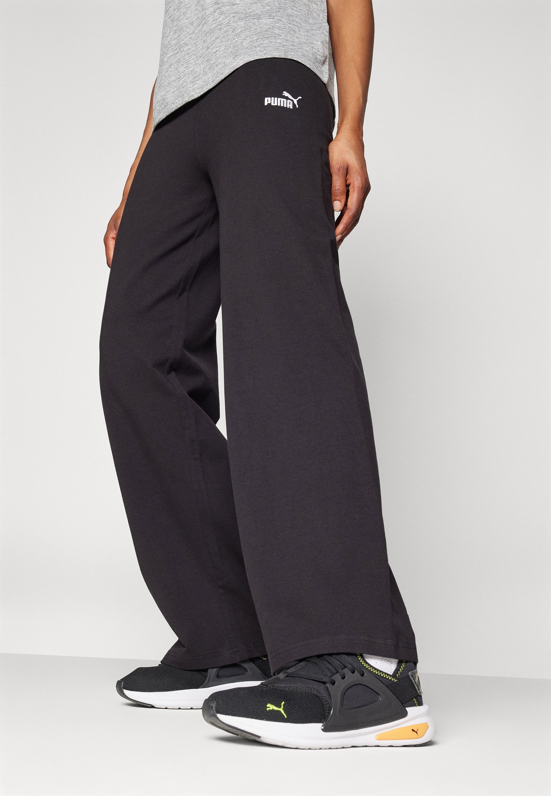 Legging droit taille haute Puma petit logo - Bas de survêtement - Noir