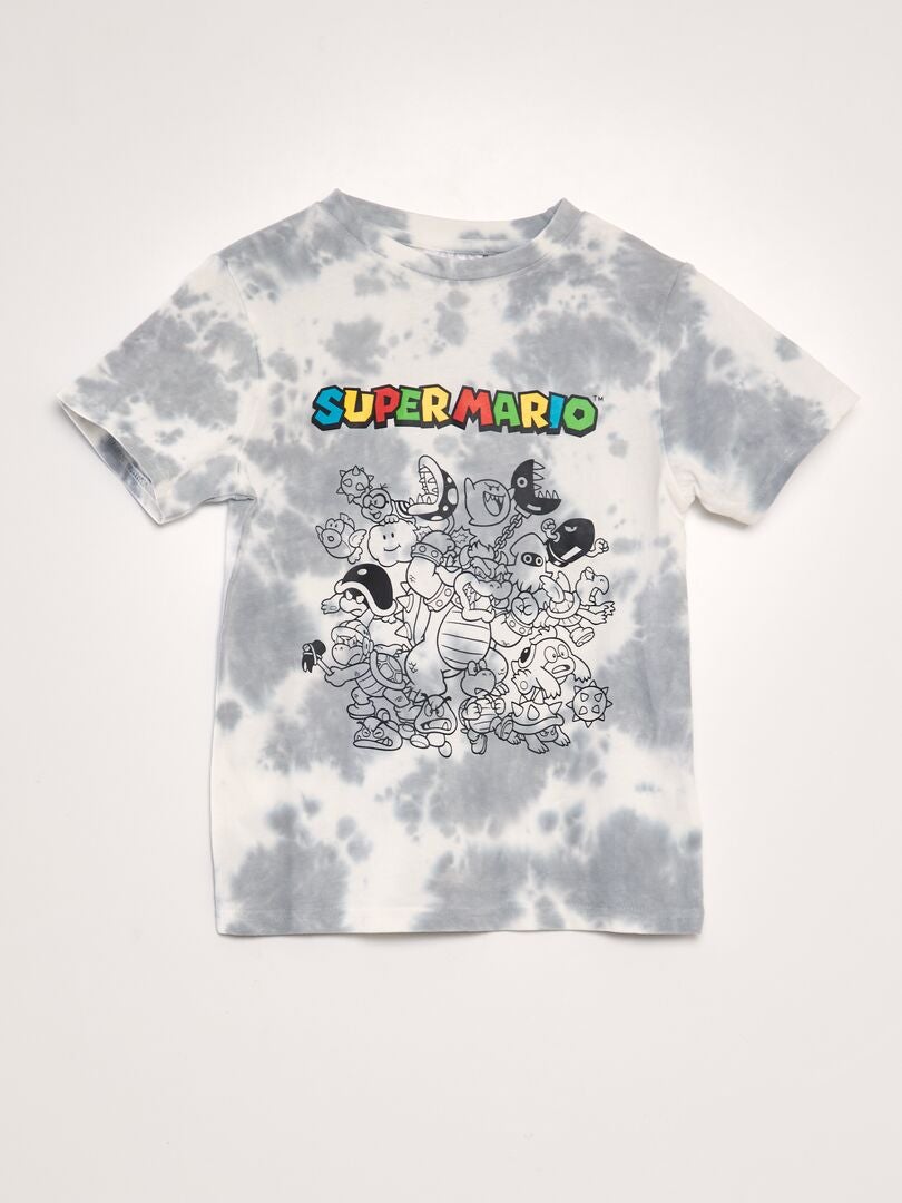 Camiseta de algodão 'Super Mario' - BRANCA