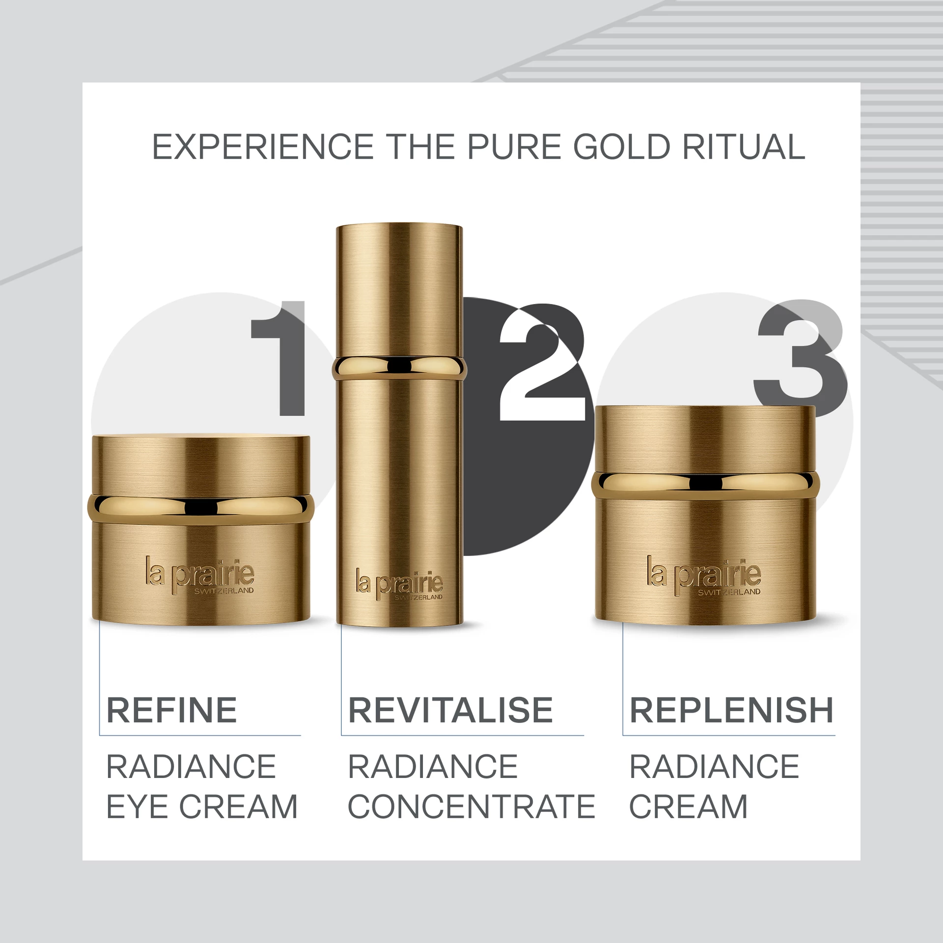 Pure Gold Radiant koncentrat za blistavost, punjenje S - La Prairie
