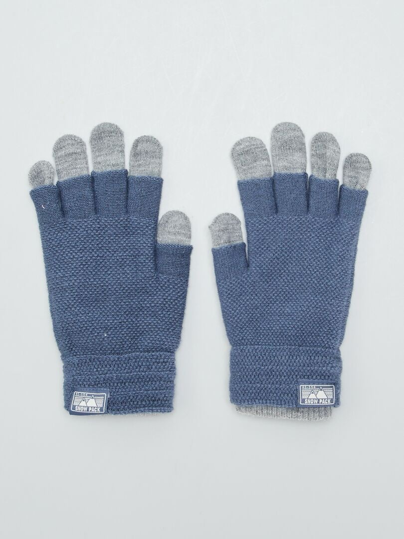 Guantes 3 en 1 - GRIS