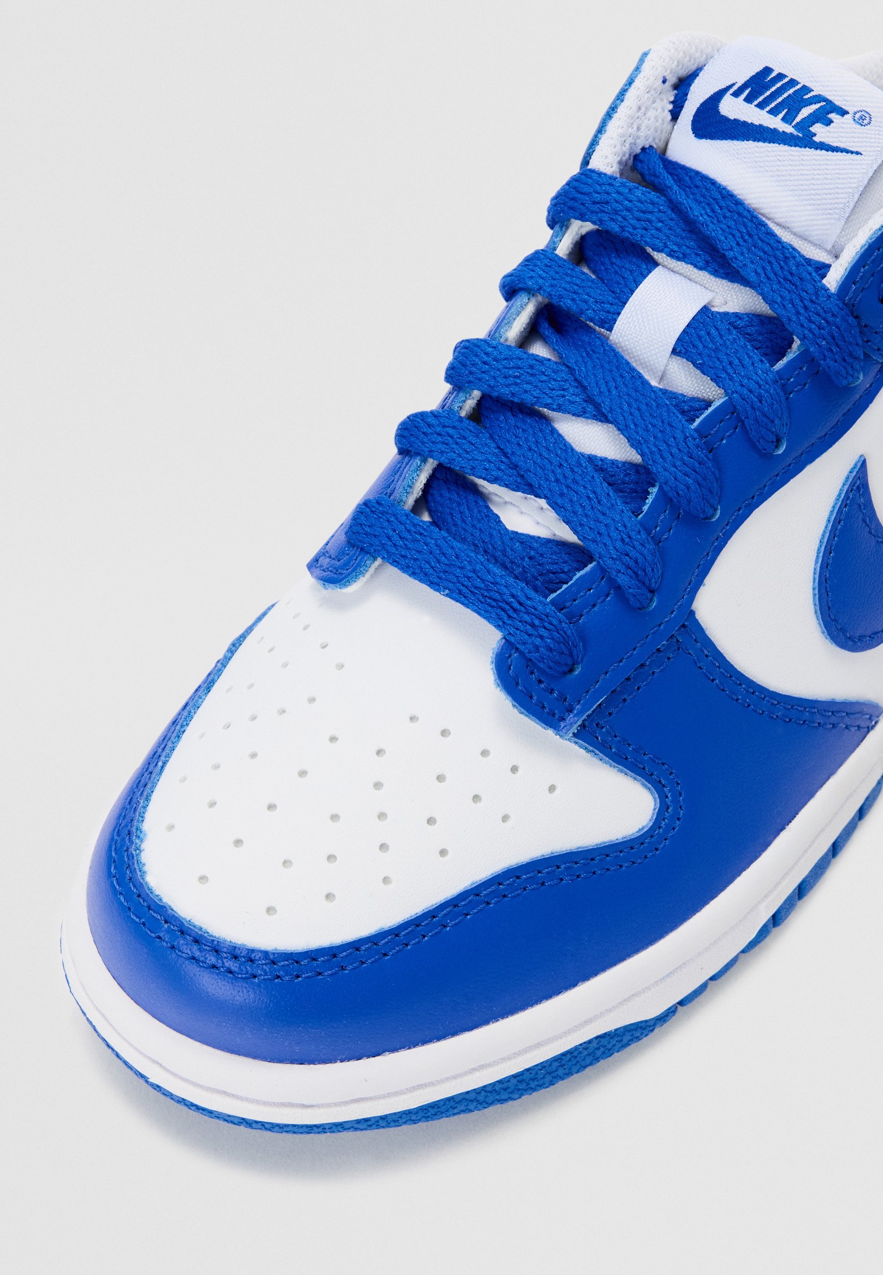 Nike Sportswear DUNK LOW UNISEX - Sneakers - wit/hyper royal