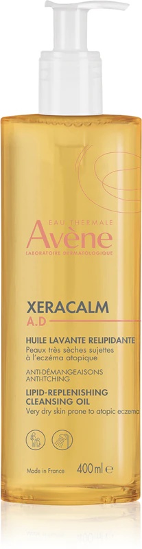 Avène XeraCalm AD уље за чишћење које обнавља липиде је уље за чишћење које обнавља липиде за суву и атопију.