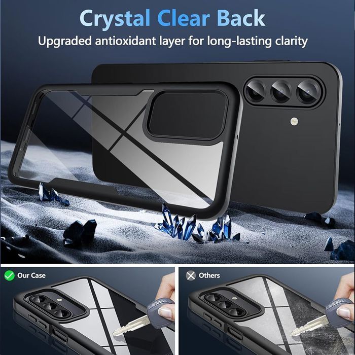Protective Case - BOOLING - for Samsung Galaxy A17 5G/4G - Hard - Shockproof - Black
