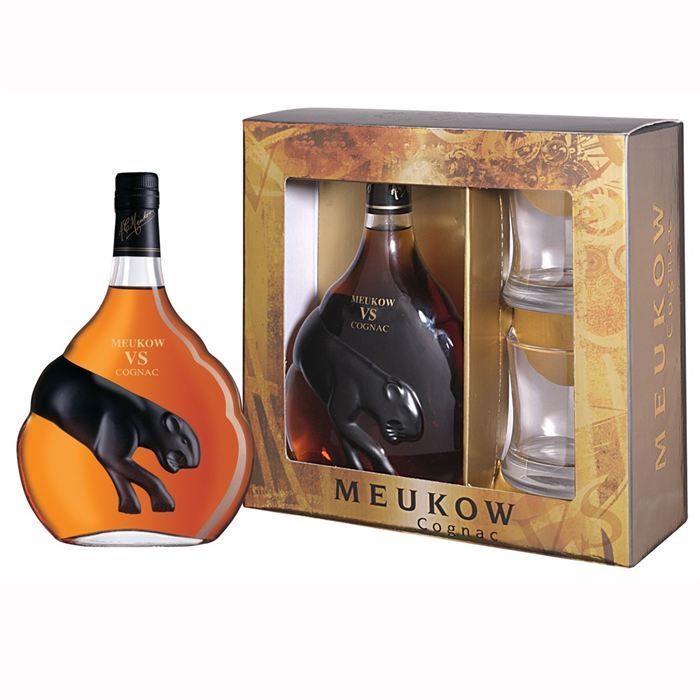 Set de regalo Meukow Cognac VS 70cl