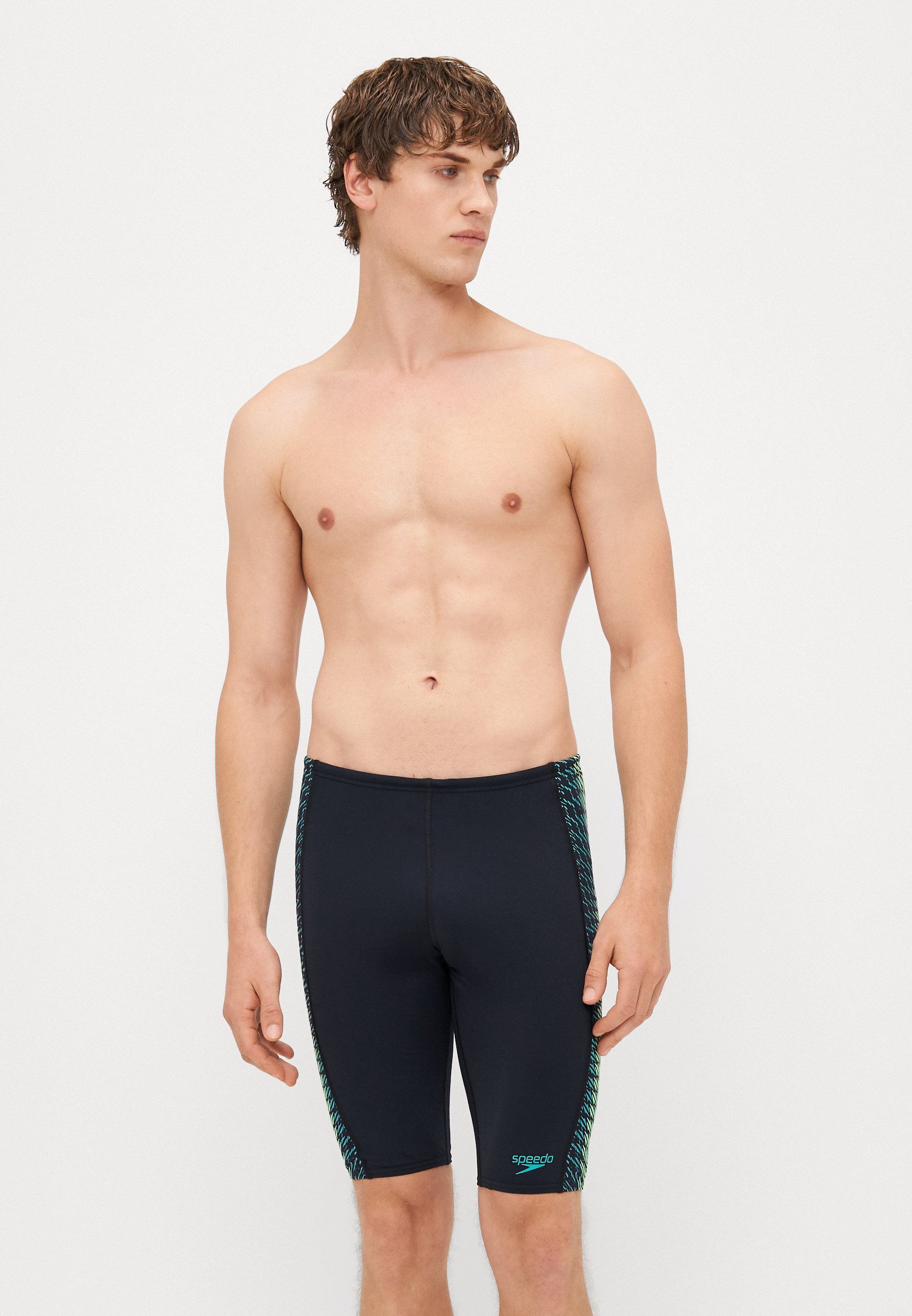 Maillot de bain Speedo END TECH PANEL JAMMER - noir/turquoise gemme