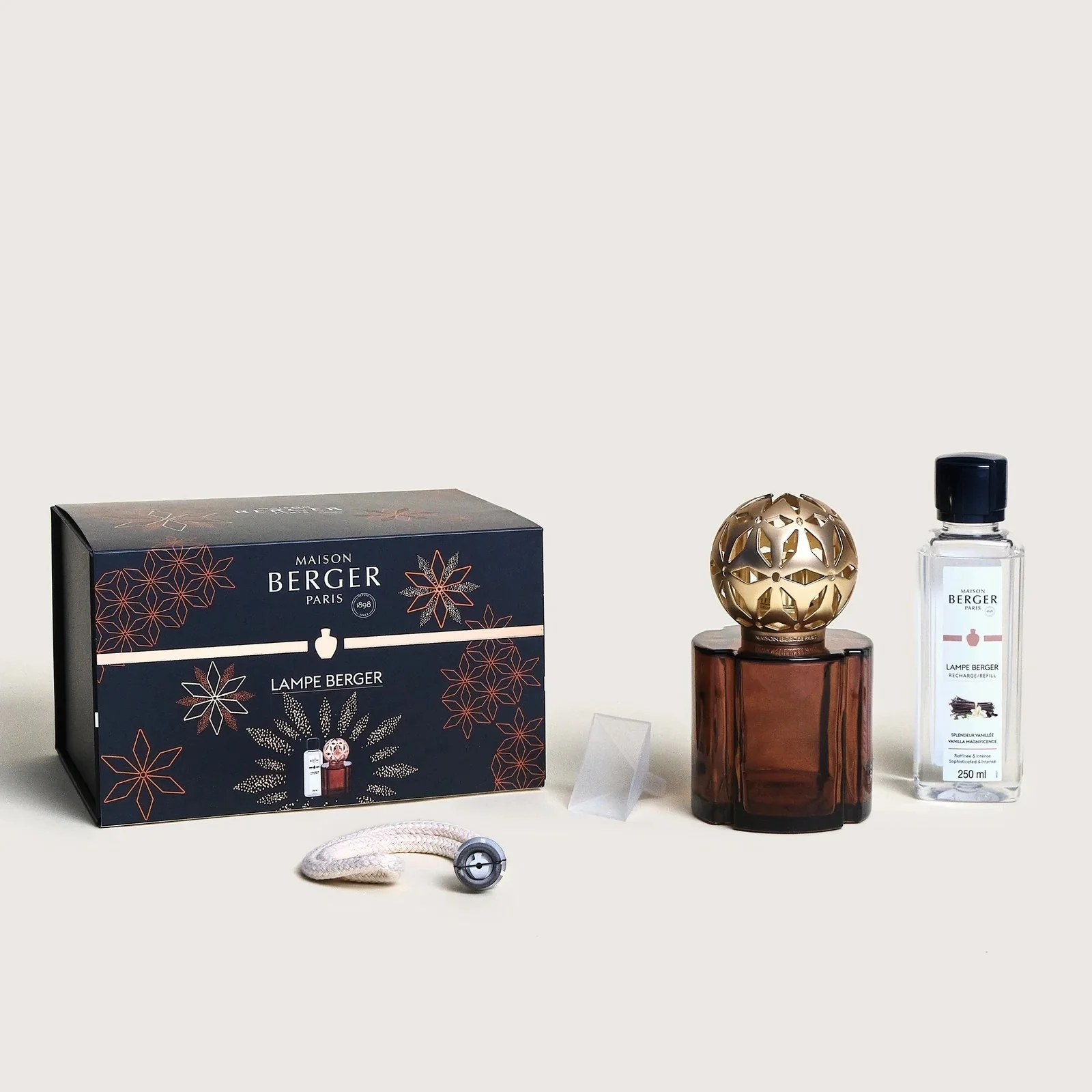 Lampe Cofanetto Pomelis Chocolat - Cofanetto con Lampada, Lampada Catalitica, Profumo per Lampada Catalitica