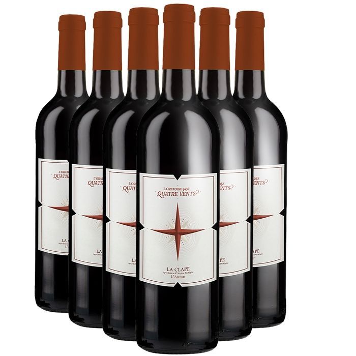 L'Oratoire des Quatre Vents La Clape L'Autan 2019 - Vin Rouge du Languedoc - Roussillon (6x75cl)