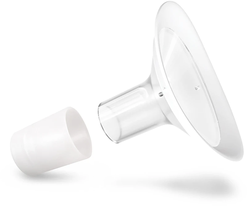 NENO Neno borstschild met connector, plastic tepelschild met connector voor borstkolf