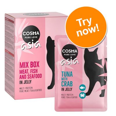 Cosma Asia Probierpackung in Geleebeuteln
