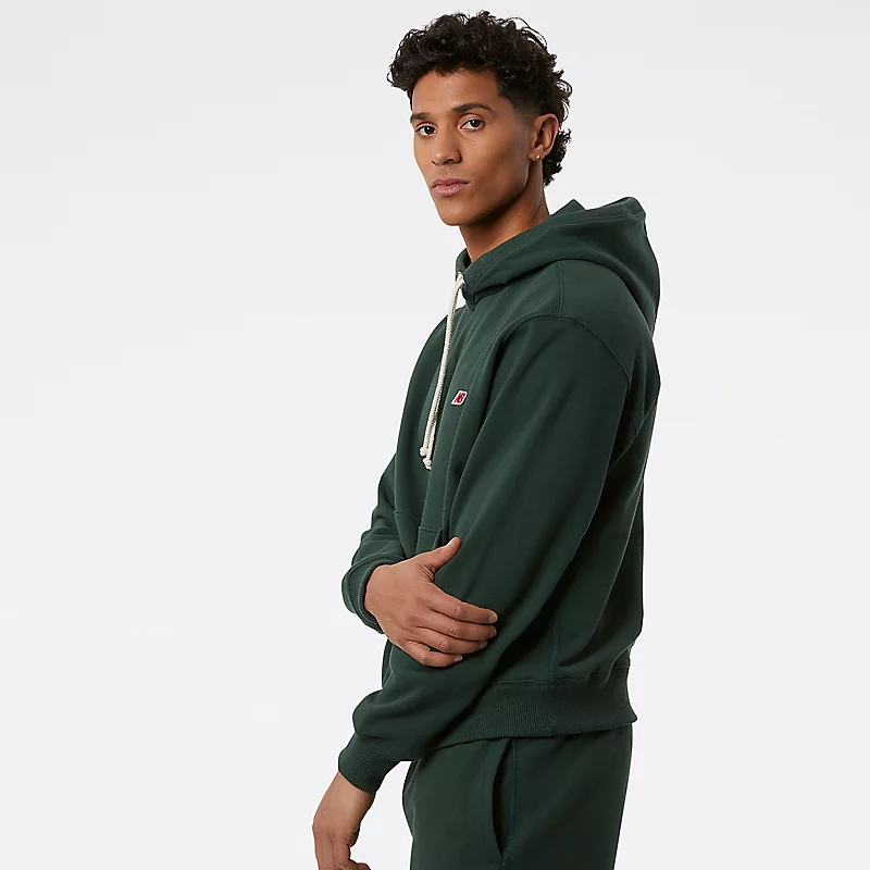 Pánská mikina s kapucí Made in USA Core v barvě MIDNIGHT GREEN