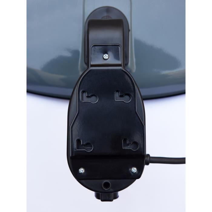 Chauffage électrique FAVEX Fano - 2000 W - A fixer - 3 positions de chauffe - L 50 x P 16 x H 36 cm - Noir