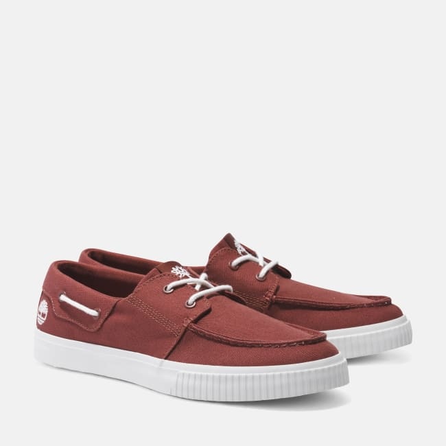 Sneaker Bassa Stringata da Uomo in rosso