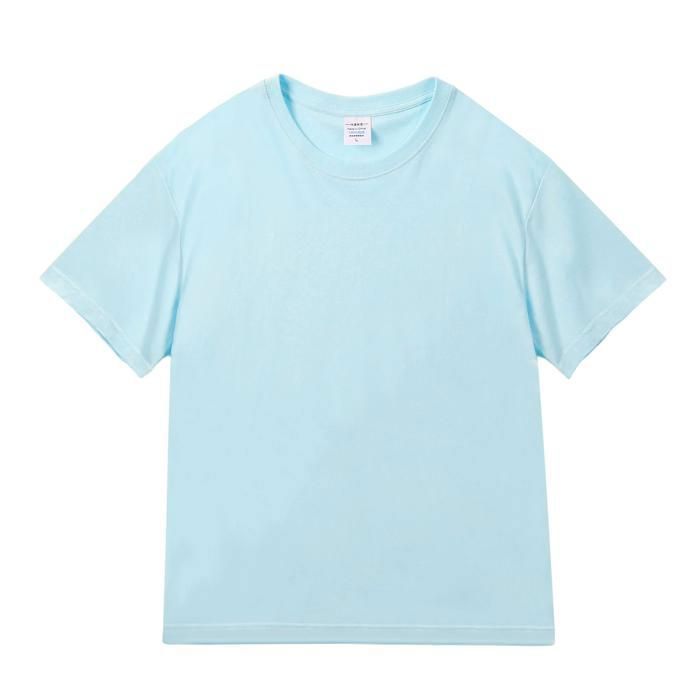 Conjunto de 3 camisetas para mujer, 100% algodón - Negro, Azul, Rosa - Manga corta, cuello redondo, suaves y transpirables, corte holgado y cómodo.