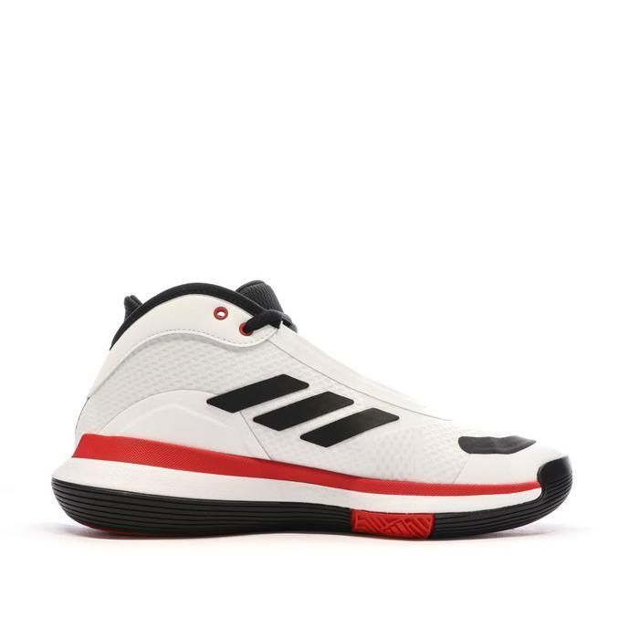 Adidas Bounce Legends herre basketballsko, hvid/rød