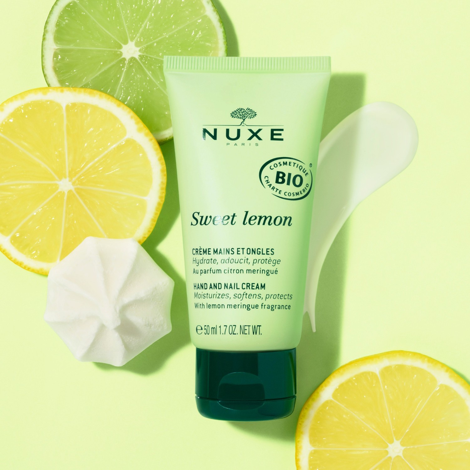 NUXE krema za roke in nohte s sladko limono - 50 ml