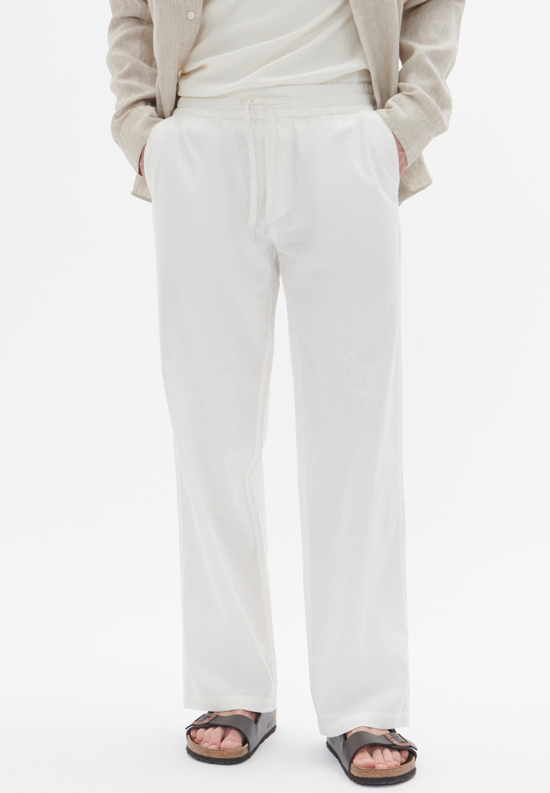 Matinique BARTON WIDE - Bukse - broken white