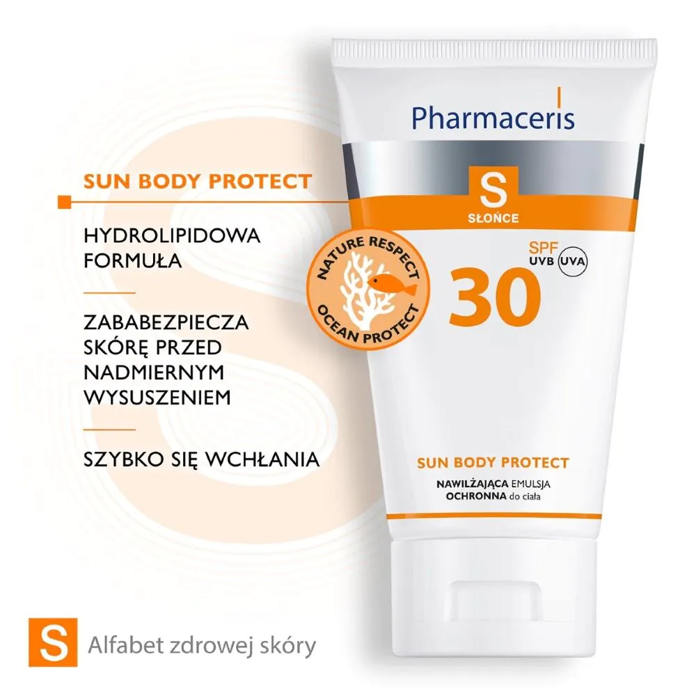 Pharmaceris S Nawilżająca emulsja ochronna do ciała SPF30