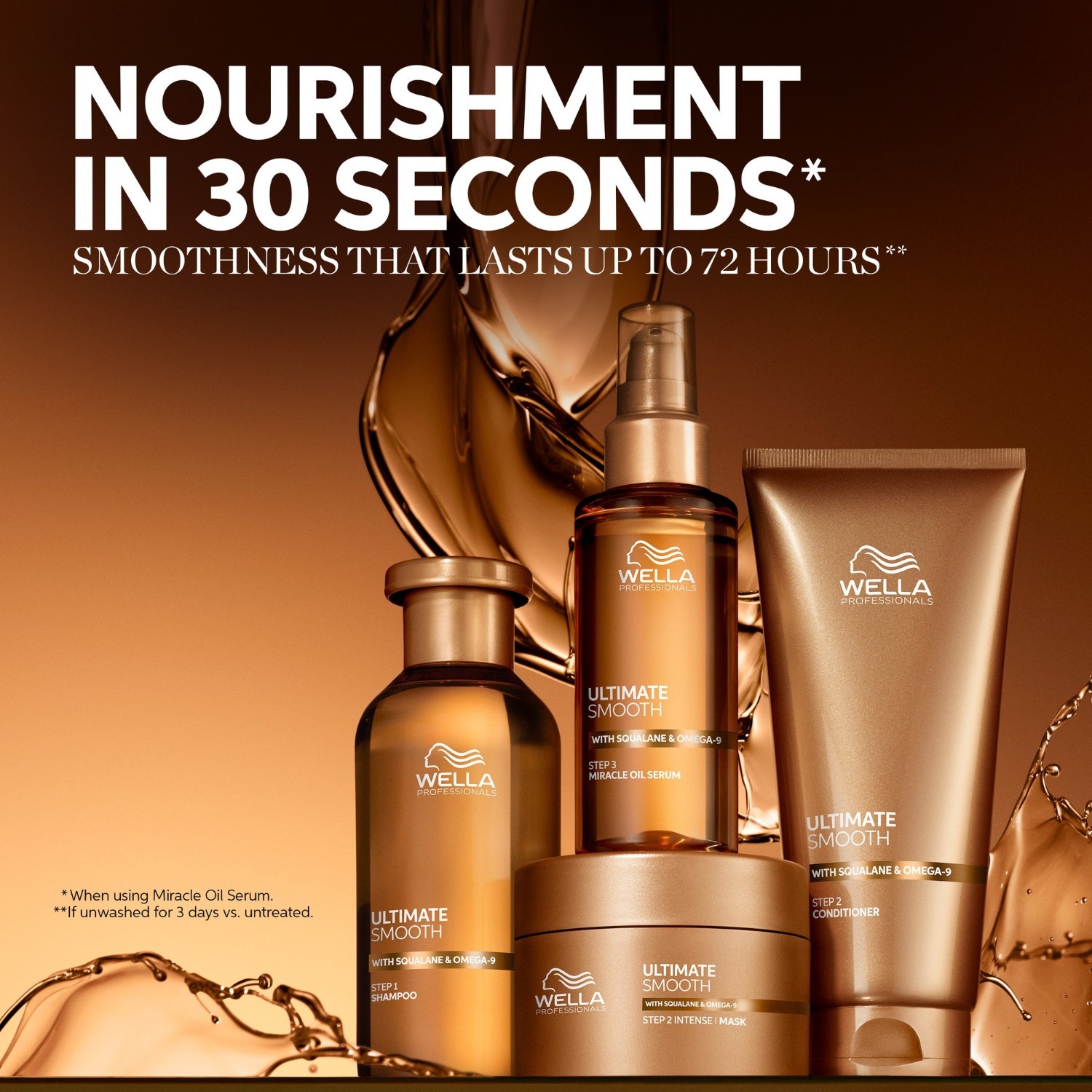 Wella Professionals Haarshampoo Ultimate Smooth 1. solis - 50 ml