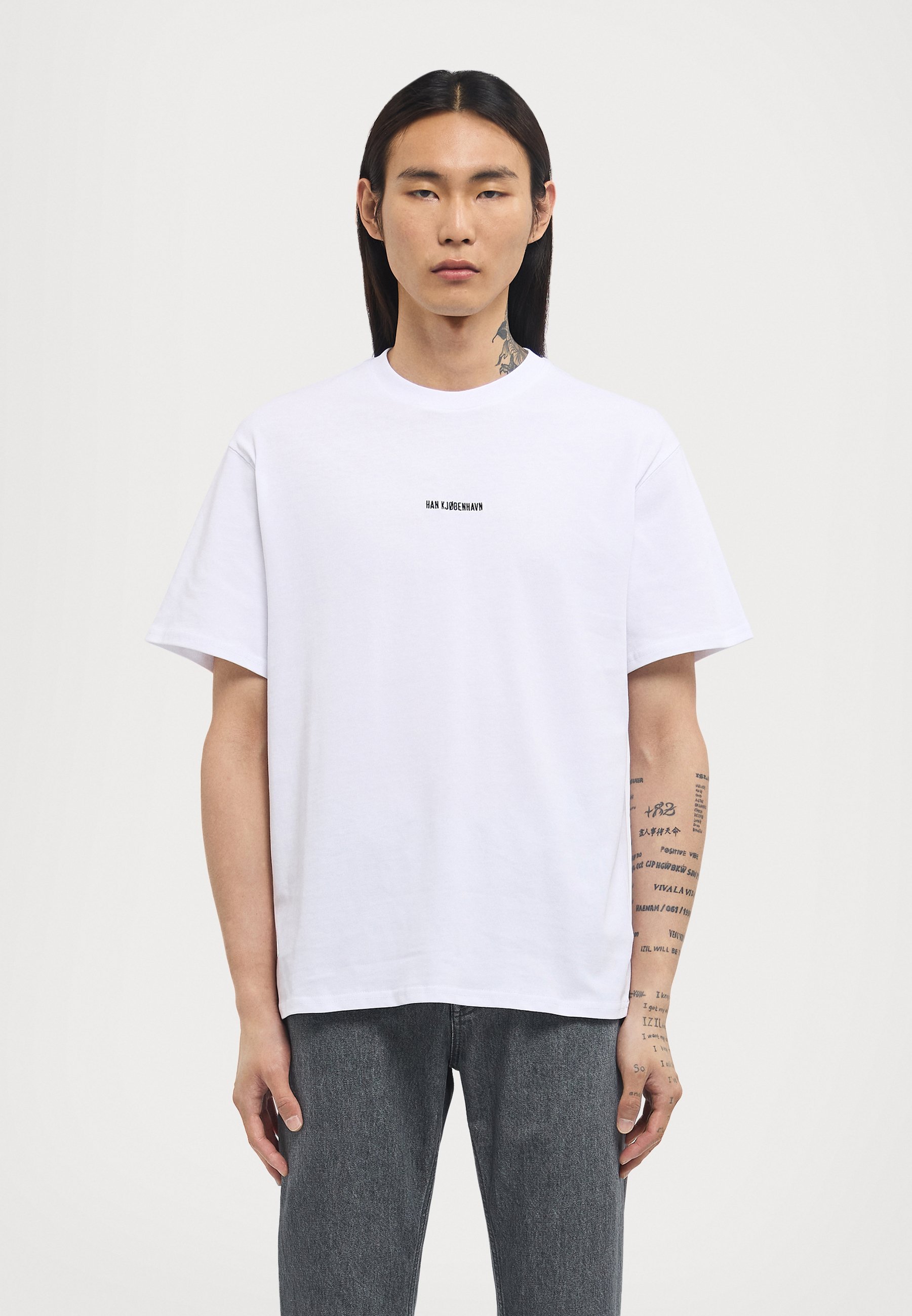 Han Kjøbenhavn DAILY OVERSIZED TEE UNISEX - Basic T-shirt - wit